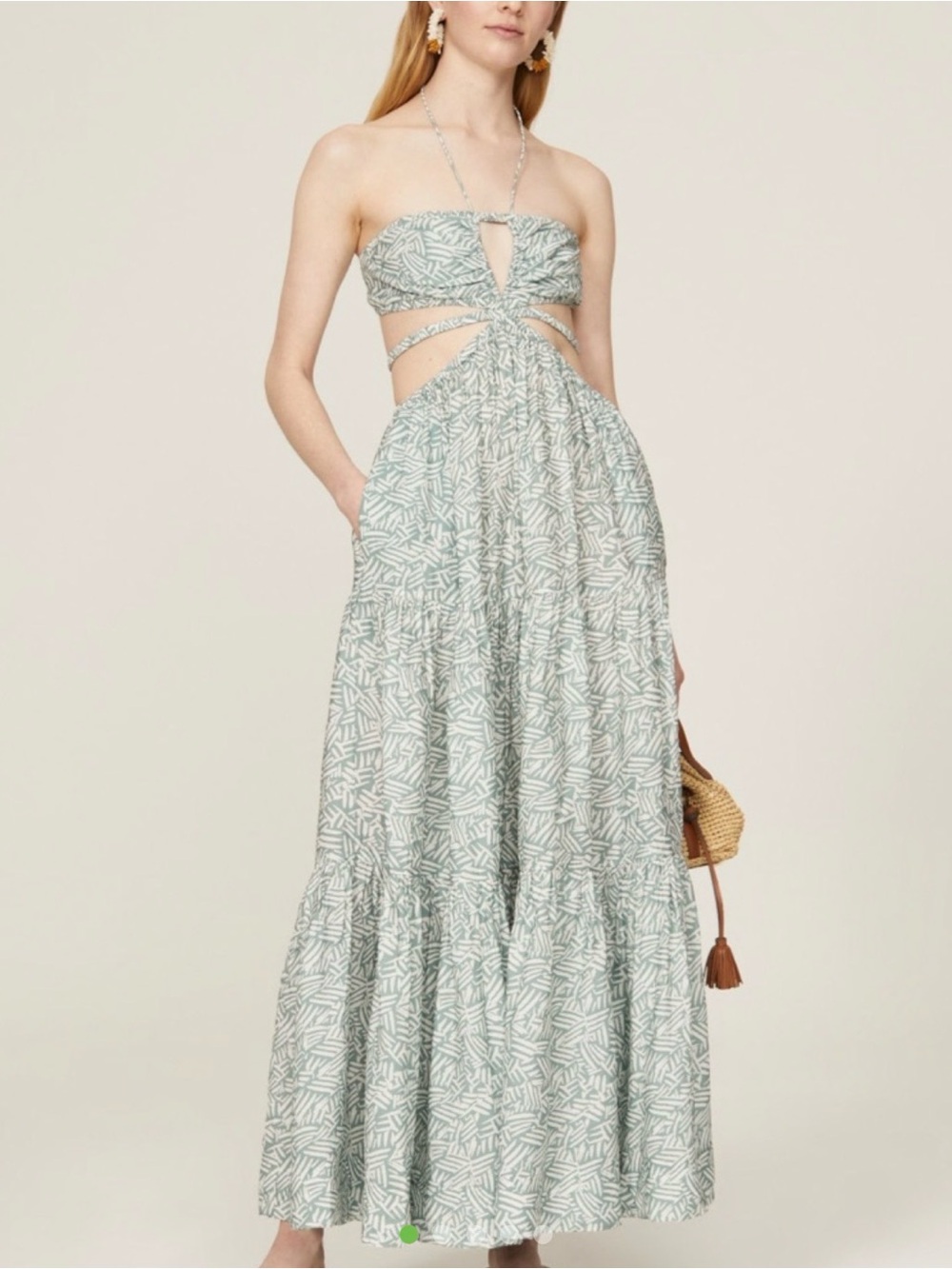 Simkhai Laurel Palm Leaf Maxi